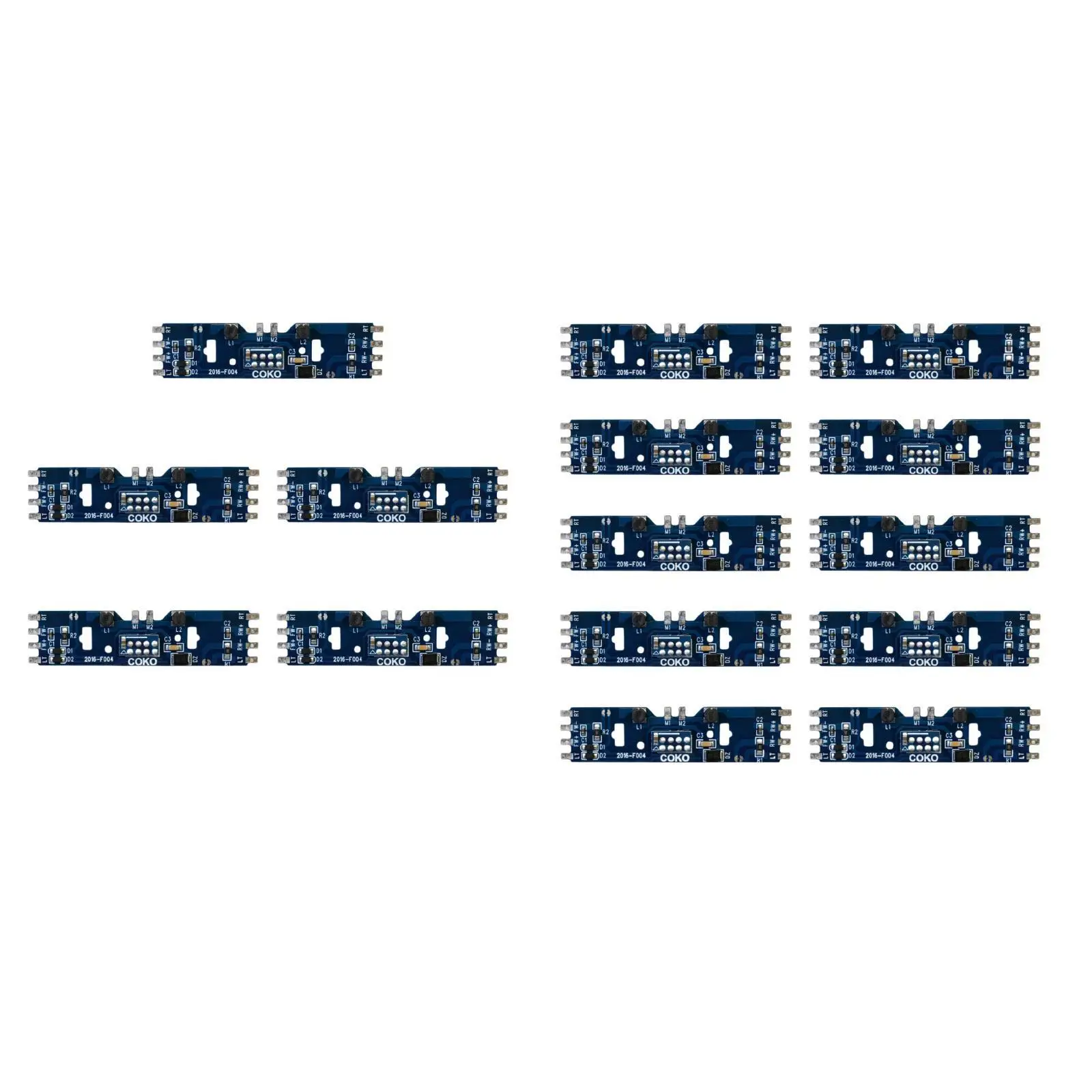 Railways Trains Circuit Boards Universal Electric Train Parts Upgraded PCB Board for 1/87 HO Scale Model Railways Toys Hobbies
