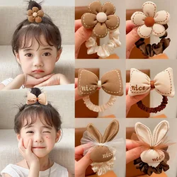 Bandas elásticas para el pelo - lazos con osos y conejos infantiles