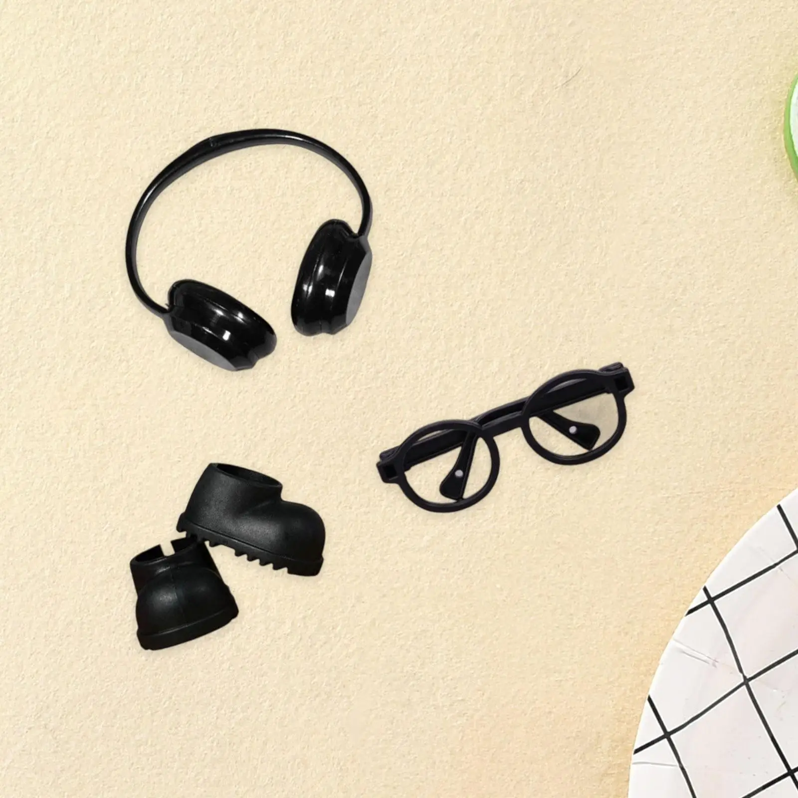 Miniature Doll Rain Boots Elegant Handmade Doll Short Shoes for 6.69'' Doll