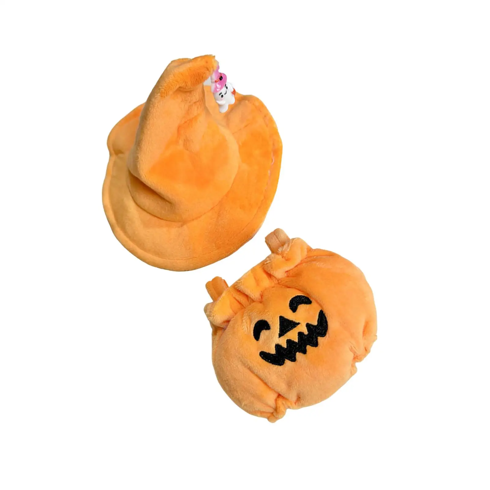 Ropa de muñeca de peluche para 15cm 17cm, lindos disfraces de calabaza de Halloween, ropa de animales de peluche elegante, ropa cómoda para muñecas - imagen 3