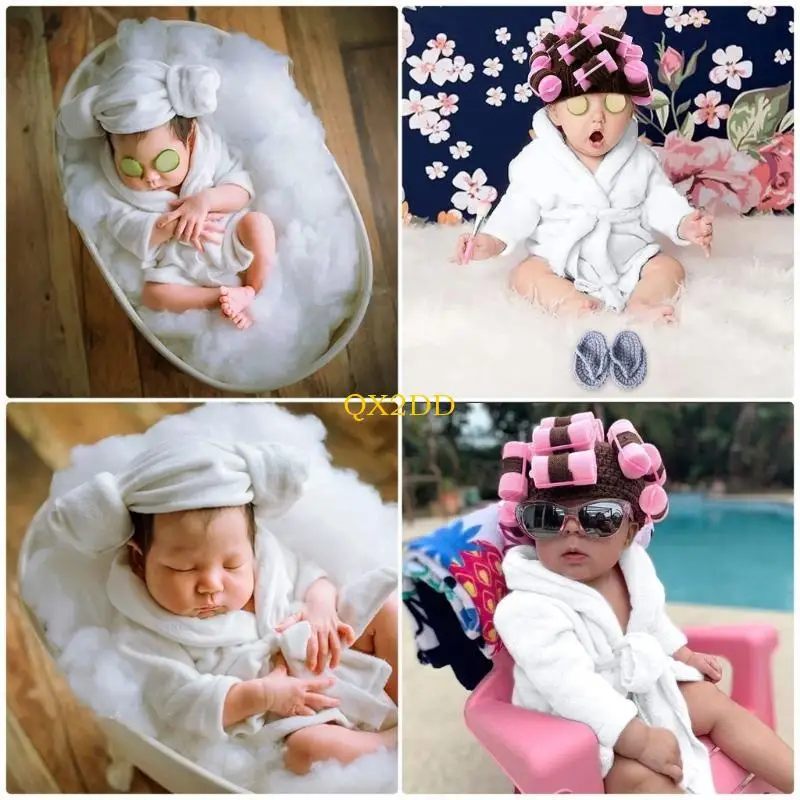 Ropa felpa para fotos de bebé – Disfraz suave ideal en sesiones - imagen 2