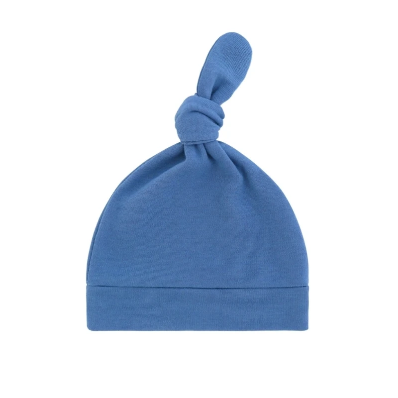 Gorro algodón anudable para bebé. Protege orejas recién nacido - imagen 4