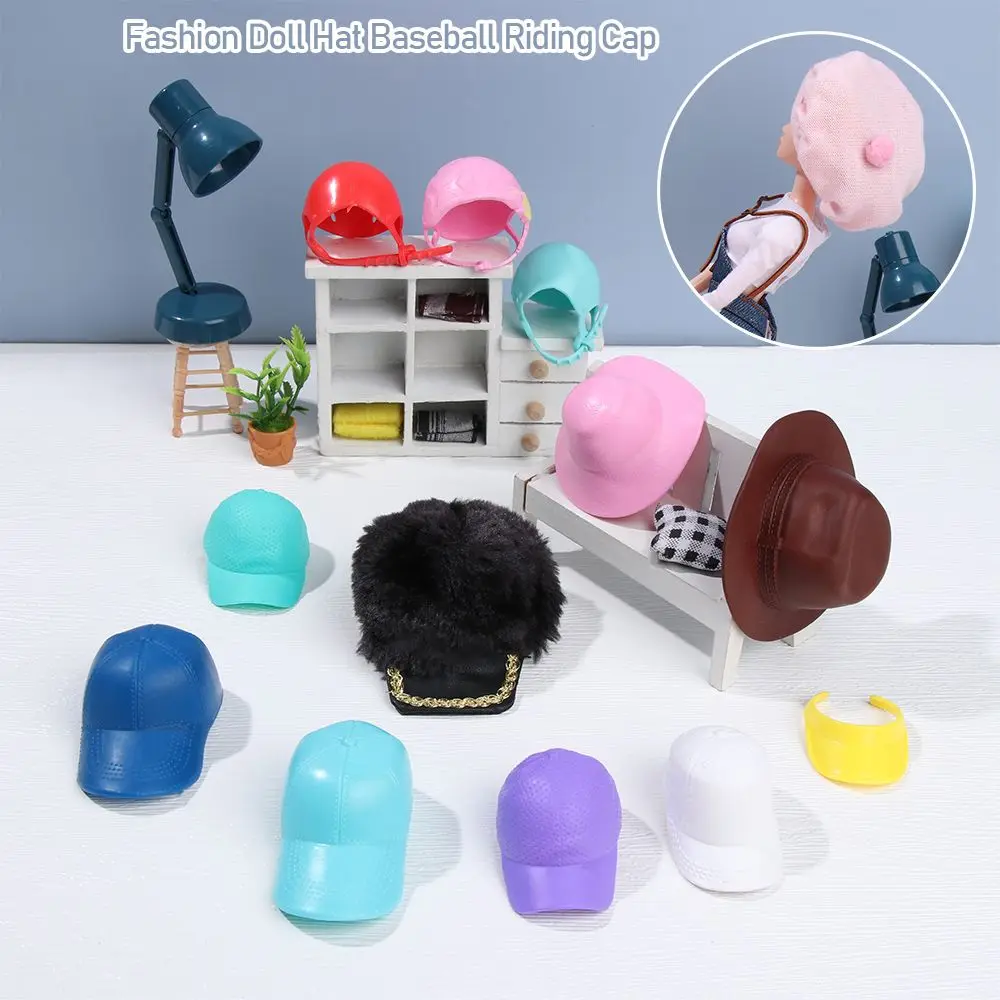 Gorro de muñeca a la moda, gorra de béisbol para muñeca de 30cm para muñeca 1/6, gorra de béisbol, regalo para niños de varios estilos, accesorios para muñecas DIY - imagen 2