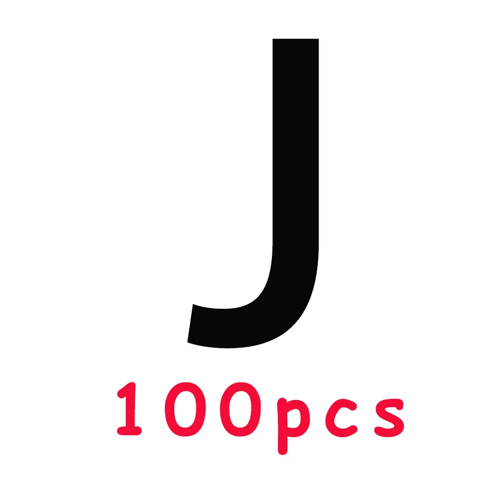 100pcs J