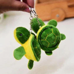 Llavero tortuga marina de peluche para mochila