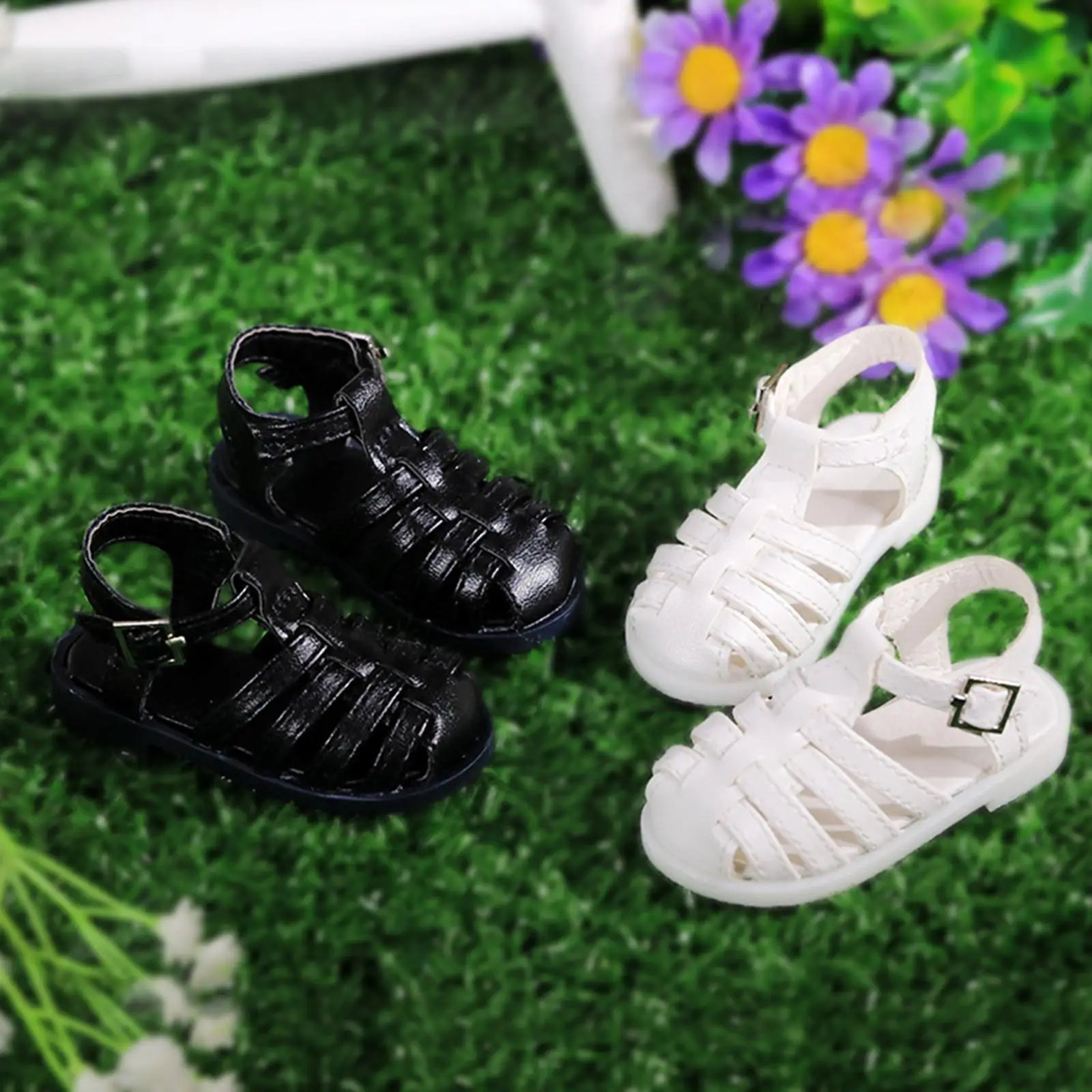 BJD Doll Beach Sandals Summer Shoes for 1/4 Doll Female Doll Figures
