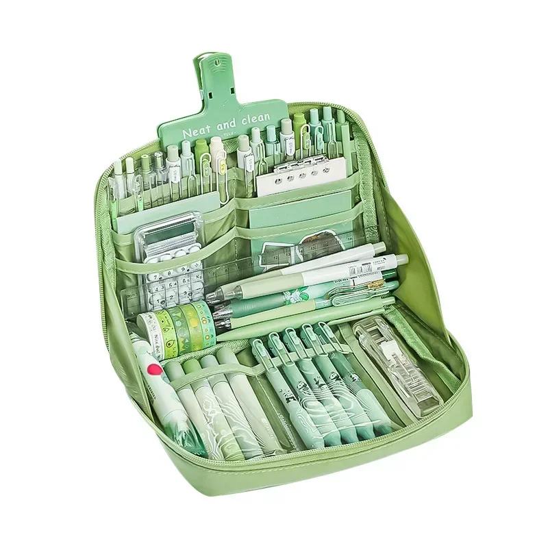 Estuche de lápices de gran capacidad de 12 capas para niñas, escuela primaria, niños, niñas, papelería de alto nivel de apariencia - imagen 5