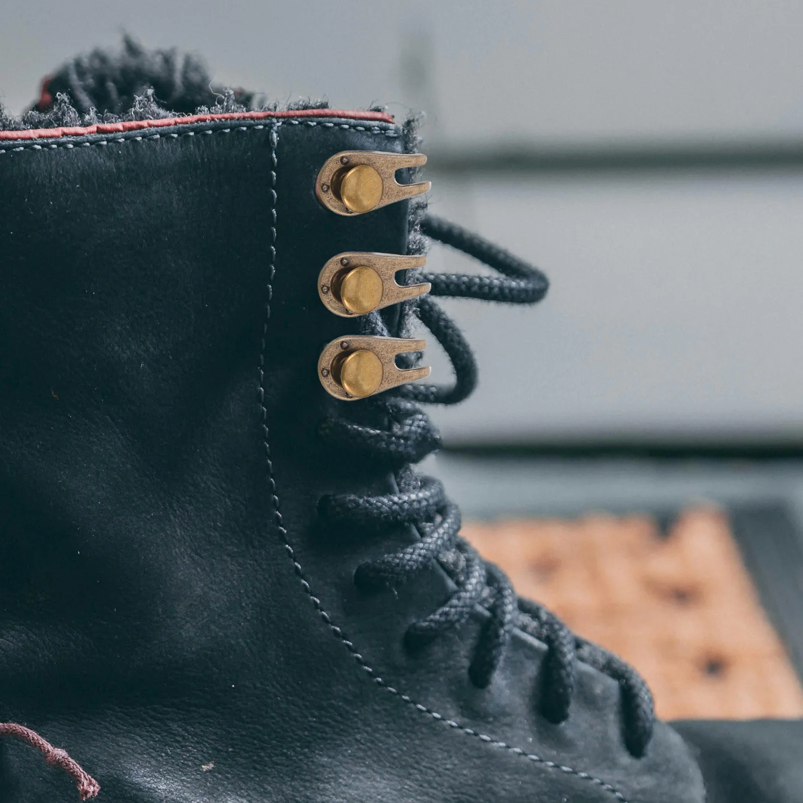 Juego de 20 ganchos de encaje para botas de aleación, remaches decorativos para zapatos de alta gama, sujeción mejorada para senderismo, escalada, calzado para exteriores, zapatillas de deporte - imagen 2