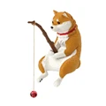 shiba inu fishing