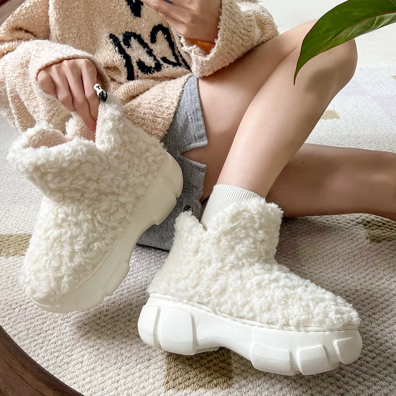 Botas de nieve antideslizantes para niñas con forro de felpa - imagen 5