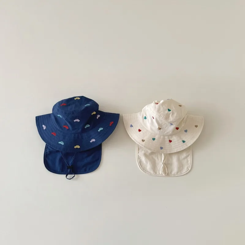Sombrero de pescador infantil con protección solar y secado rápido - imagen 3