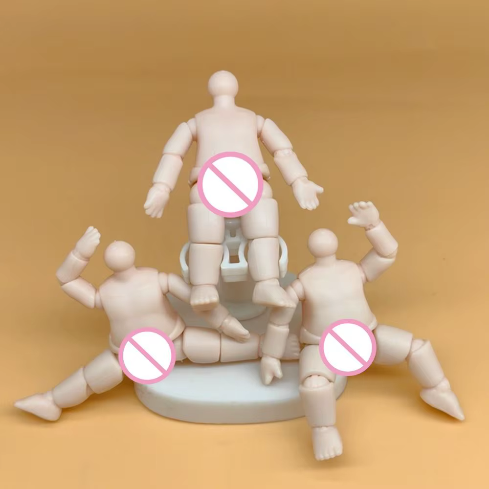 Muñeca articulada estilo anime PVC – Figura coleccionable 6,3 cm