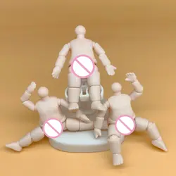 Muñeca articulada estilo anime PVC – Figura coleccionable 6,3 cm