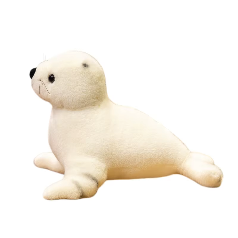 Peluche de foca blanca artesanal – Regalo original para niños - imagen 5
