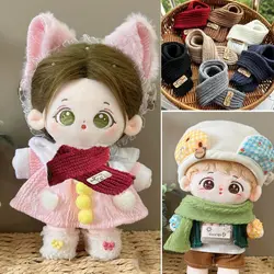 Bufanda de algodón para muñecas 20 cm - DIY multicolor oso suave