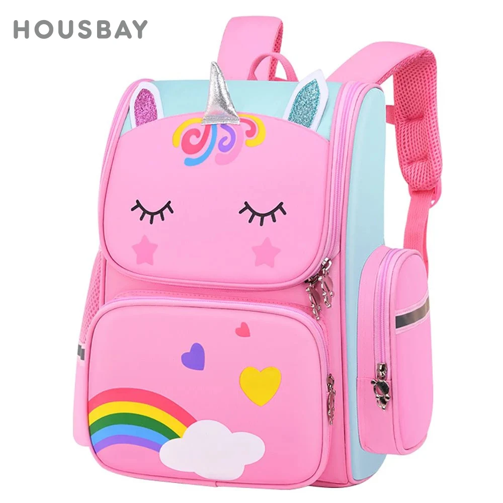 Mochila de unicornio impermeable escolar para primaria y secundaria - imagen 3