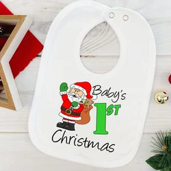 Babero de Navidad para recién nacido – Mi Primera Navidad