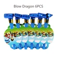 6pcsBlowing Dragons