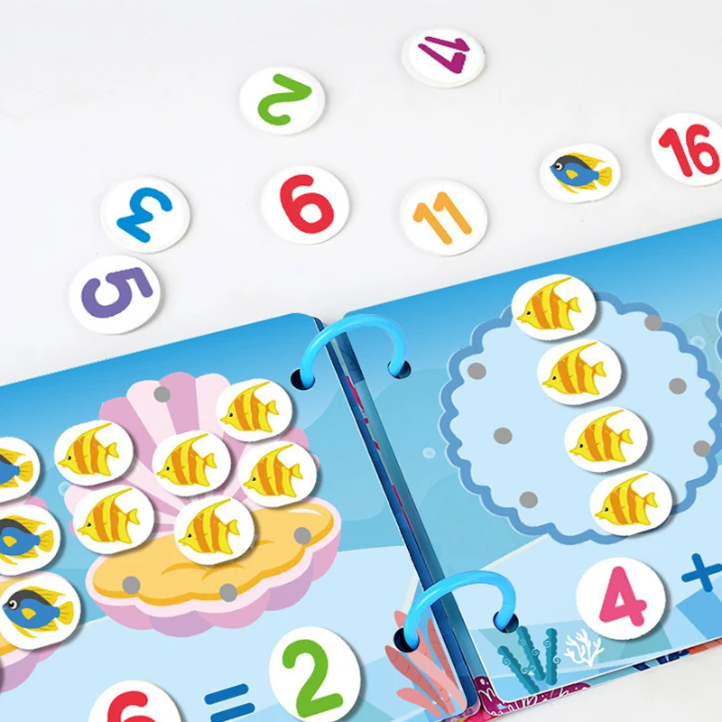 1 Juego de libro ocupado, libro de contabilidad manual de dibujos animados, libro silencioso DIY, juego interactivo Montessori, Carda, regalo sorpresa preescolar, recuerdos de fiesta ZYF - imagen 3