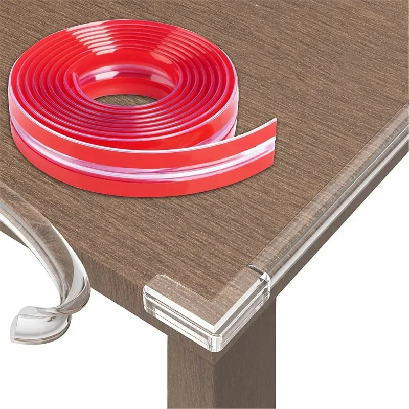 Tira de protección anticolisión para niños, borde de mesa, protección de ángulo anticolisión, autoadhesivo transparente, anticolisión - imagen 2