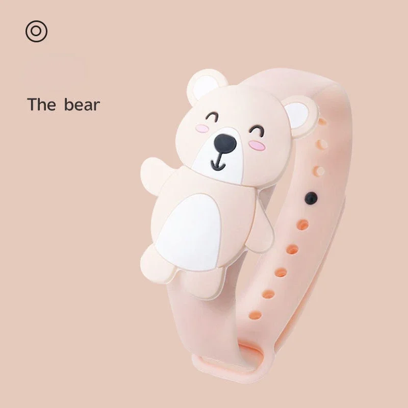Pulsera repelente de mosquitos de dibujos animados para niños, pulsera repelente de mosquitos con hebilla portátil para exteriores, pulsera protectora para niños - imagen 3