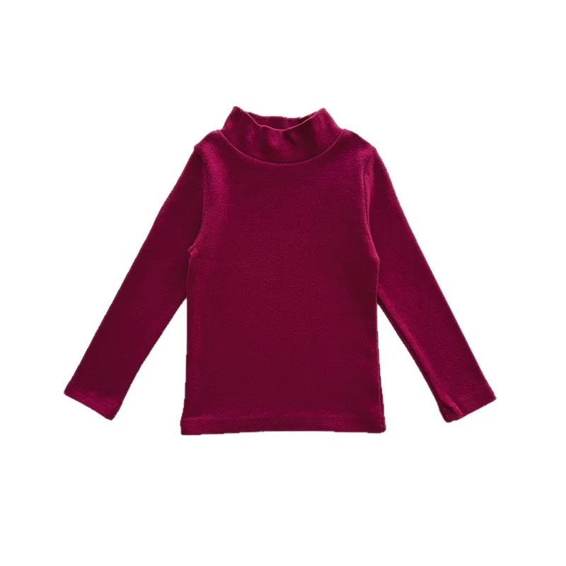 Camisetas cuello alto manga larga para niños - Cálidas invierno - imagen 5