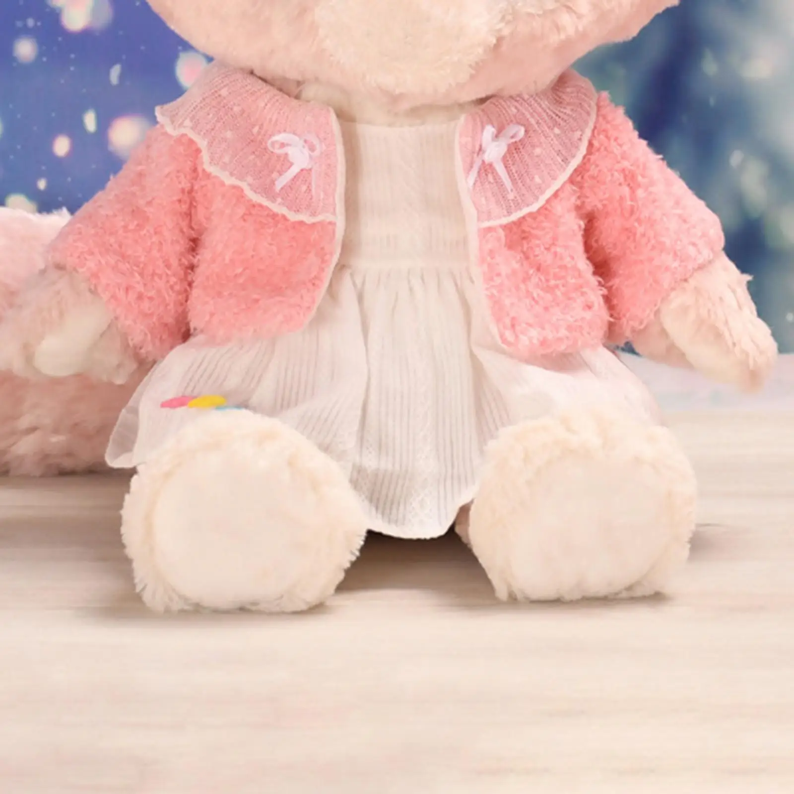 13 inch Plush Doll Clothes Soft Cute Photo Props Doll Dress Pretend Play Stylish