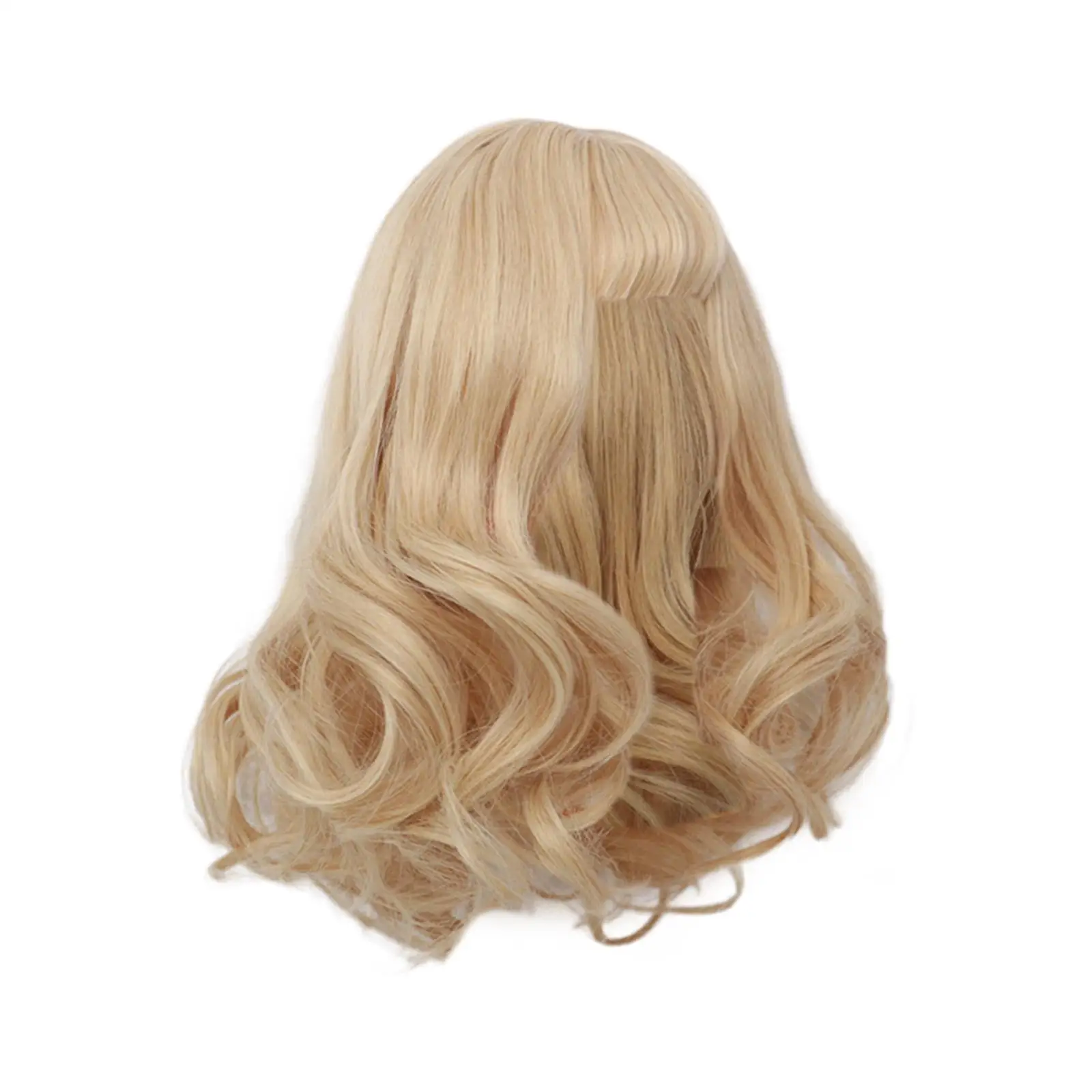 BJD Doll Wig Long, High Temperature Silk, Handmade Sturdy Replacement Wig, Fashion Handcraft Doll Wig Wig Doll,