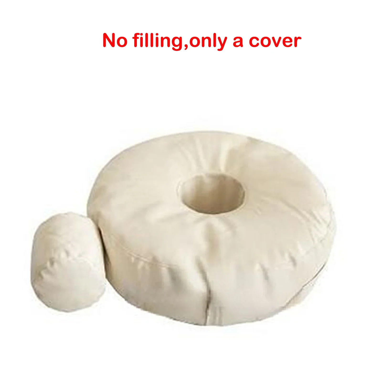 white beanbag cover