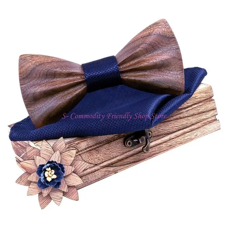 85AE Pajarita bebé madera tallada artesanal Diseño textura Bordes suaves naturales para recién nacidos 0 - imagen 4