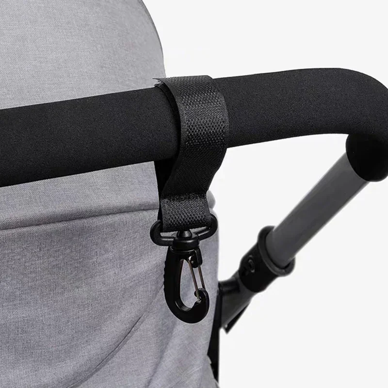 Ganchos de aleación de aluminio para cochecito, hebillas de 5/10 piezas, organizador de carrito, bolsa de pañales, gancho para carrito de compras, percha para cochecito - imagen 5