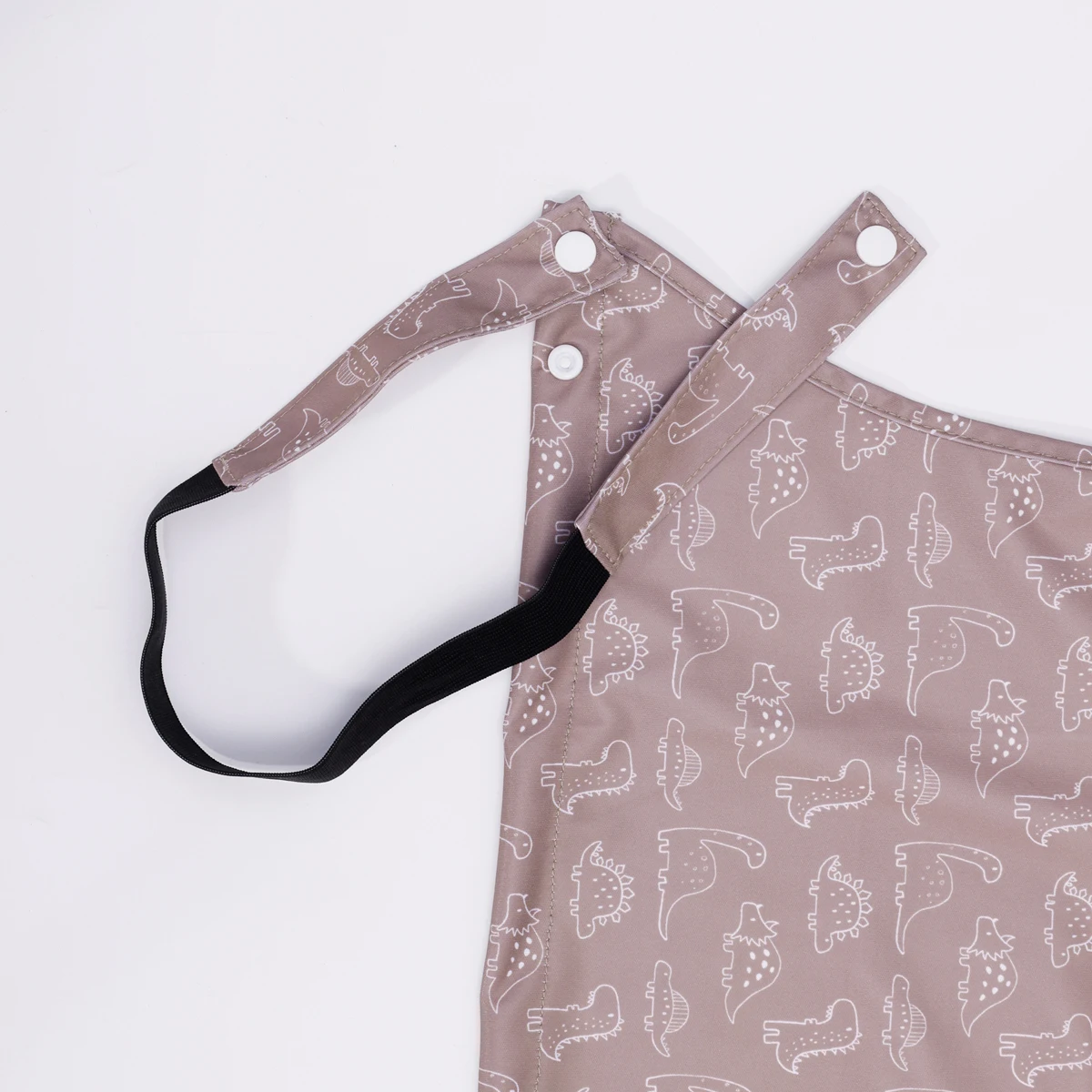 HappyFlute, nuevo, una pieza, impresión completa, uso multiescenario, poliéster, impermeable, manga larga, a prueba de desorden, Baberos de alimentación para mesa de bebé - imagen 3