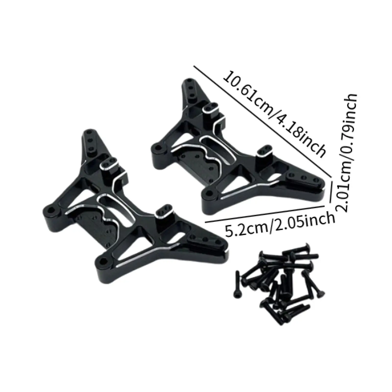 2Pcs RC Car Shock Absorbers Bracket Sturdy for UD1202 UD1201 1:12 Scale RC