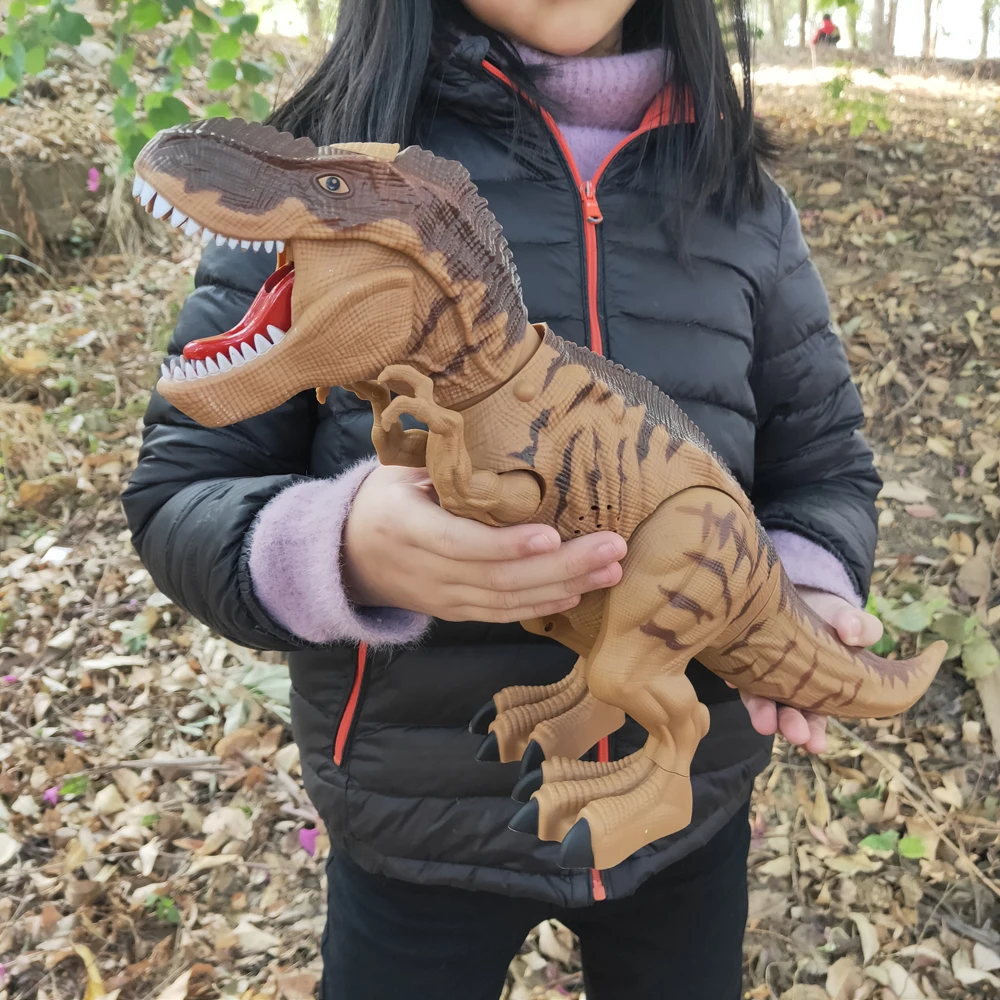 Robot dinosaurio eléctrico con huevos ponedores y sonido suave - imagen 5