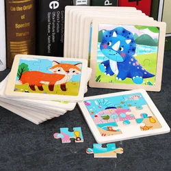 Rompecabezas 3D de madera niños – Animalitos educativo