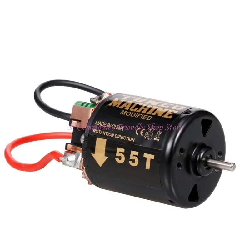 85AE RC Products 540 Motor eléctrico sobre orugas cepillado 80T/55T/45T/35T/21T/13T adecuado para coche 1/10 RC voltaje - imagen 4