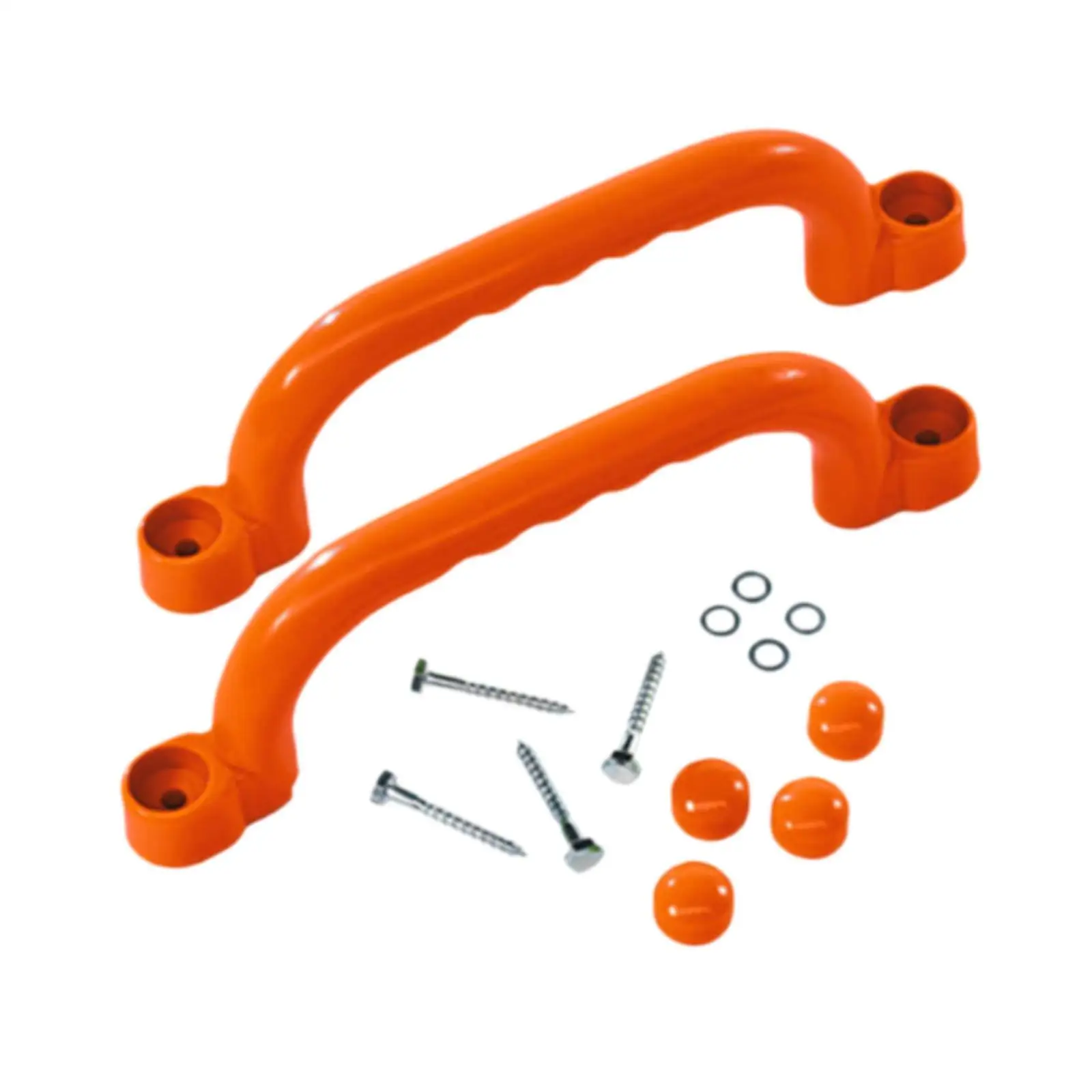 2x Playground Equipment Playroom Ladder Handles Swingset Attachments for Jungle Gym Play House Treehouse Outside Exercising
