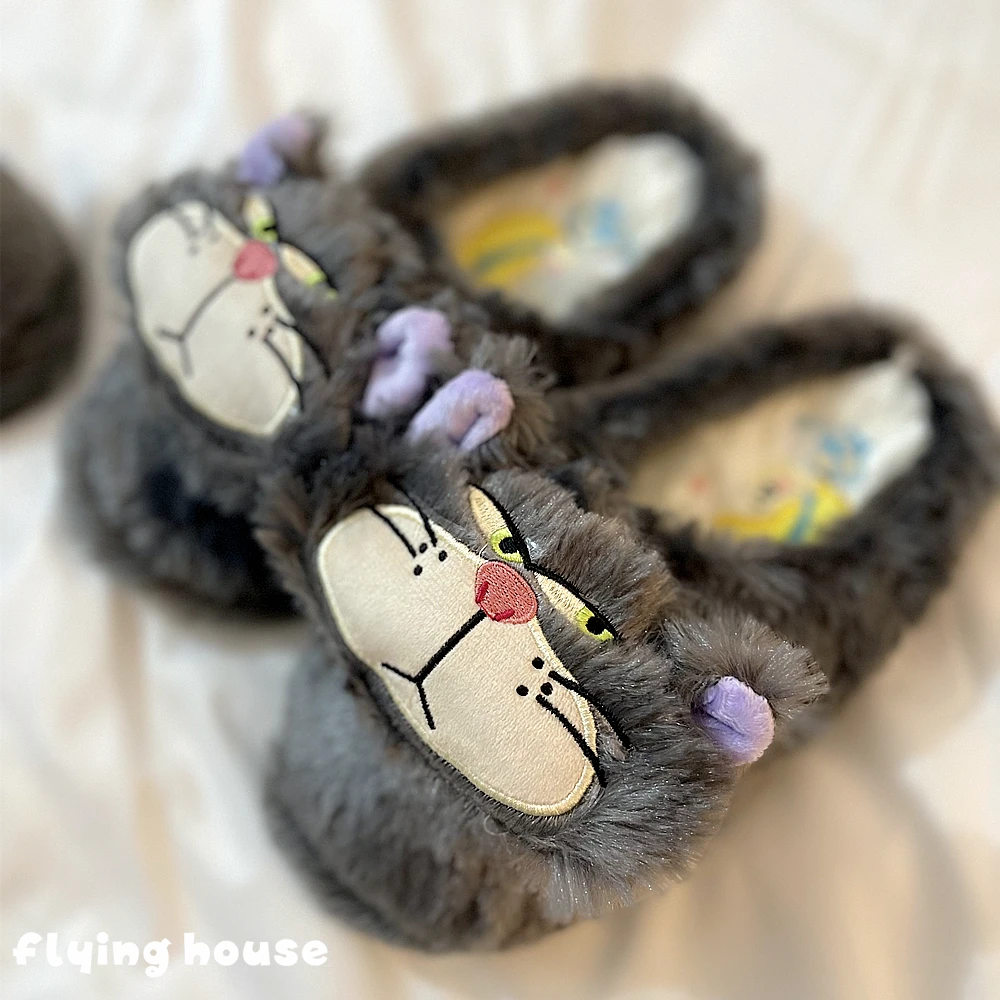 Zapatillas de Lucifer bonitas de Disney, zapatos cómodos para interior del hogar, zapatos de Anime de dibujos animados Kawaii, regalos de cumpleaños para Otoño e Invierno para niña - imagen 4