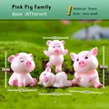 4pcs Pig Family