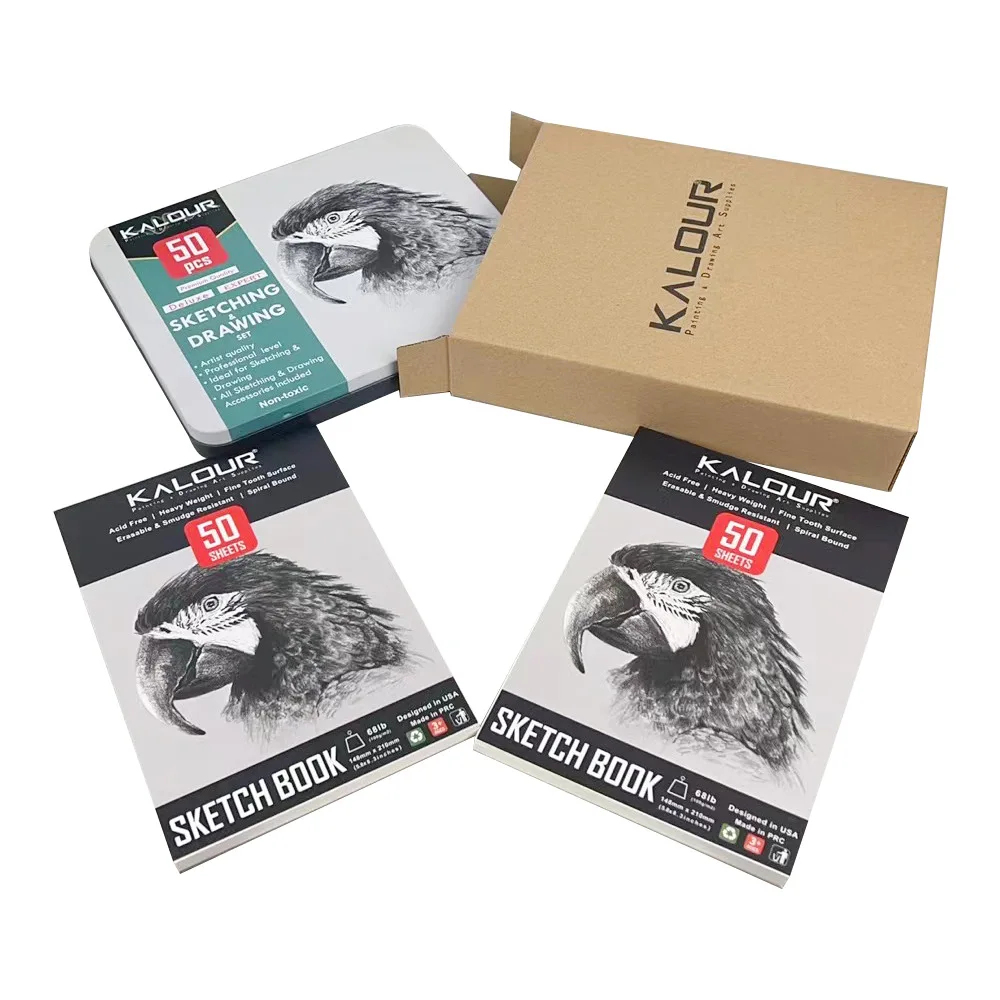 Juego de 52 Uds de lápices de carbón de grafito para bocetos, juego de lápices de madera para bocetos, suministros para artistas, cuaderno de bocetos de regalo - imagen 4