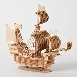 Puzzle 3D de madera - Kit de montaje infantil