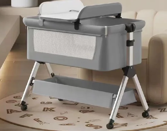 Bassinets multifuncionales para bebés y durmientes junto a la cama, cuna para bebés, columpio para bebés, mecedora para niños pequeños con dosel