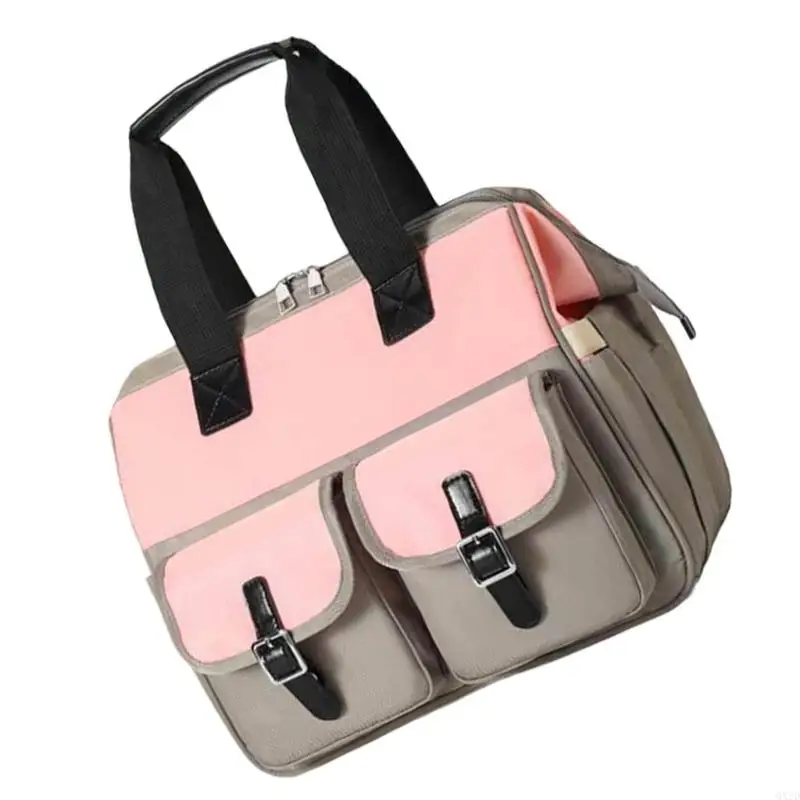 QX2D Baby Diaper Bag Casting Case para madres y papás organización fácil y acceso rápido a los recién nacidos esenciales - imagen 3