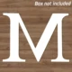 only Letter M No Box