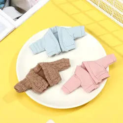 Ropa para muñecas: suéter de punto multicolor hecho a mano