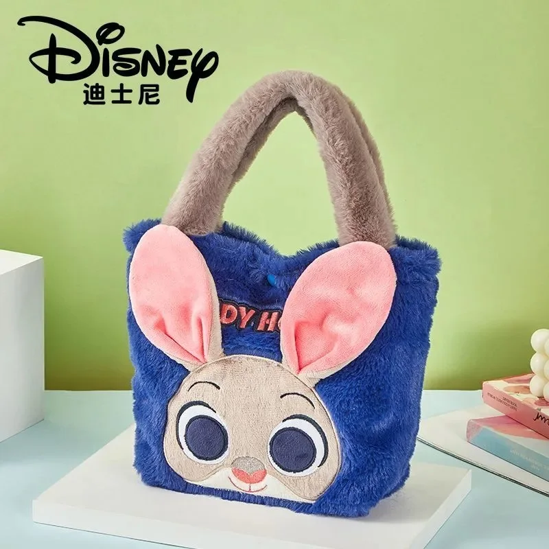Bolsa de felpa con dibujos de Judy Alien Lotso Pooh para niños, bolsa de almuerzo Kawaii de Disney, Accesorios para el almuerzo para niños