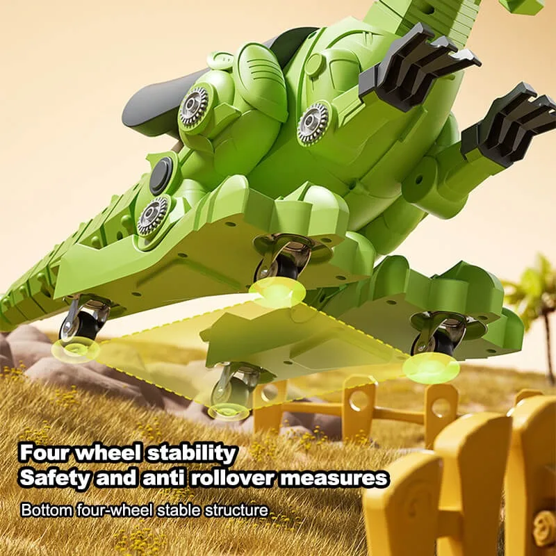 Paseo de dinosaurios en juguetes para niños pequeños, paseo en coches con música, luz y niebla, cola vibratoria, regalos de cumpleaños, Navidad, interior y exterior - imagen 5