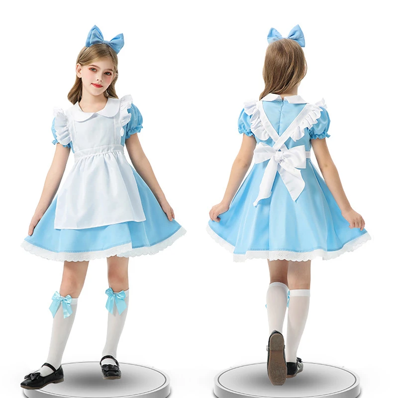Disfraz de princesa Alicia Maravillas para niña Carnaval Halloween - imagen 5