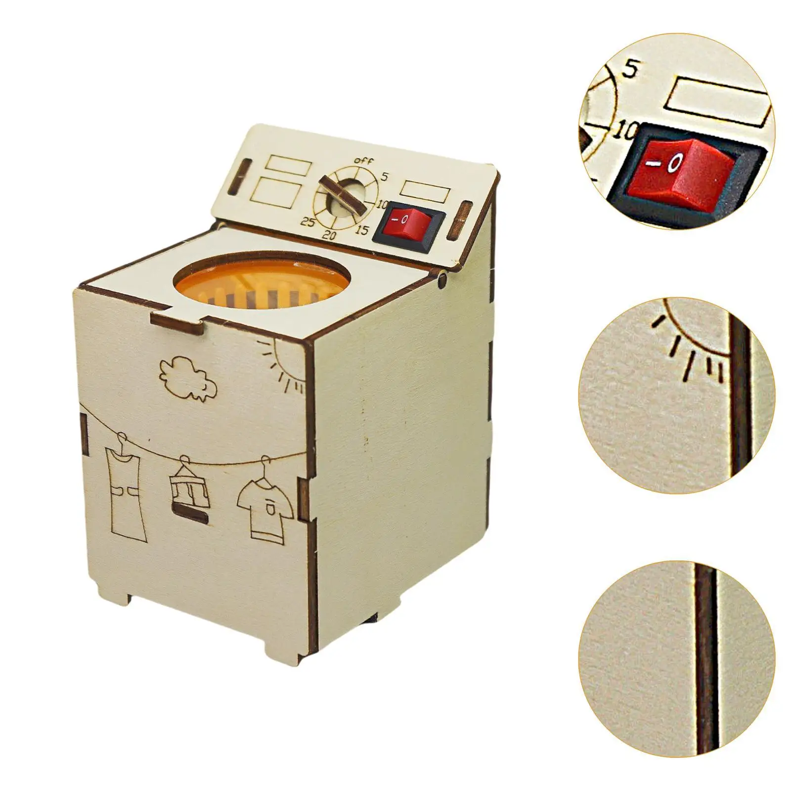 Washing Machine Building Kits Science Experiment Kits Assembled DIY Stem Toys