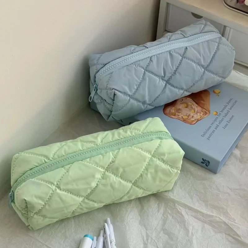 Bolsa de lápices para niña y niño, estuche para lápices para estudiantes, bolsa de almacenamiento con cremallera, caja de papelería de gran capacidad, estuche para lápices para volver a la escuela - imagen 4